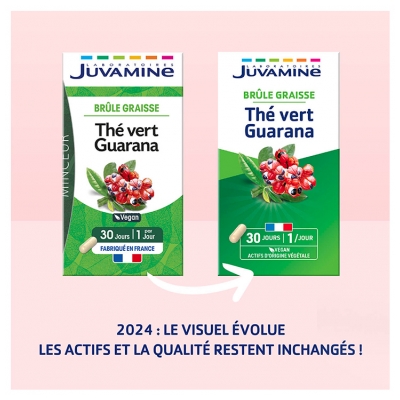 Juvamine Thé Vert Guarana 30 Gélules