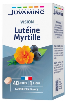 Juvamine Zdrowie Oczu Blueberry Lutein 40 Tabletek