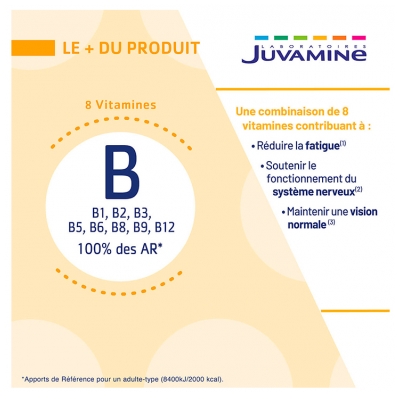Juvamine Complexe Vitamines B 30 Gélules