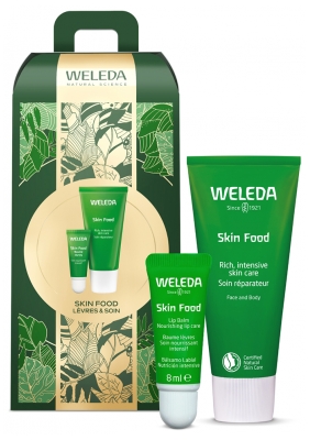 Weleda Skin Food Soin Réparateur 30 ml + Baume Lèvres Soin Nourrissant Intensif 8 ml