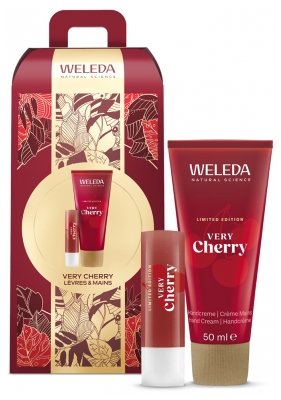 Weleda Very Cherry Hand Cream 50 ml + Lip Care 4.8 g