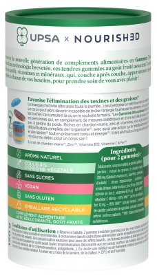 UPSA x Nourished Gummies 7en1 Détox Minceur 30 Gummies