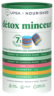UPSA x Nourished Gummies 7-in-1 Detox Slimming 30 Gummies UPSA x Nourished Gummies 7-in-1 Detox Slimming 30 Gummies