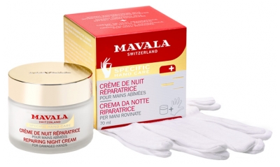 Mavala Repairing Night Cream for Damaged Hand 70ml Mavala Repairing Night Cream for Damaged Hand 70ml