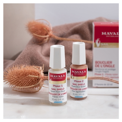 Mavala Bouclier de L'Ongle Renforce et Protège L'Ongle Fragile 2 x 10 ml