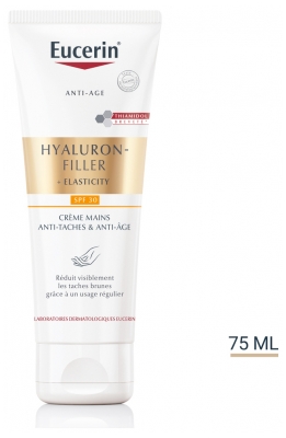 Eucerin Hyaluron-Filler + Elasticity Crème Mains Anti-Taches & Anti-Âge SPF30 75 ml