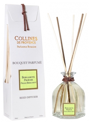 Collines de Provence Bouquet Parfumé 100 ml - Senteur : Bergamote Fraîche Collines de Provence Bouquet Parfumé 100 ml - Senteur : Bergamote Fraîche