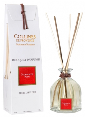 Collines de Provence Bouquet Parfumé 100 ml - Senteur : Coquelicot Collines de Provence Bouquet Parfumé 100 ml - Senteur : Coquelicot