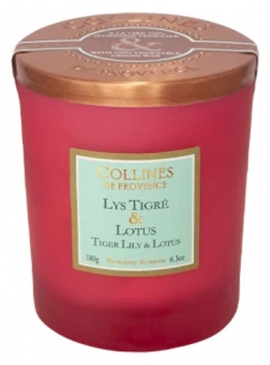 Collines de Provence Duo Candle 180 g - Scent: Tiger Lily & Lotus Collines de Provence Duo Candle 180 g - Scent: Tiger Lily & Lotus