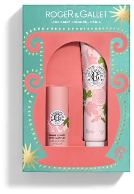 Roger & Gallet Feuille de Figuier Hand Cream 30 ml + Sublimating Lip Balm 3,5 g