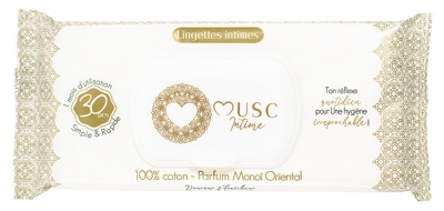 Musc Intime Monoï Oriental Chusteczki Intymne 30 Chusteczek