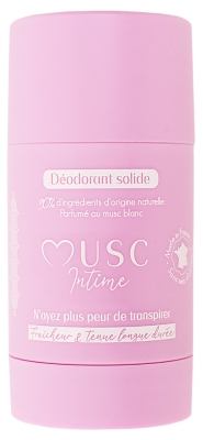 Musc Intime Déodorant Solide Musc Blanc 50 g