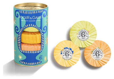 Roger & Gallet Assortiment 3 Soaps 100 g - Fleur D'Osmanthus, Vanille Soleil, Neroli