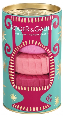 Roger & Gallet Assortiment 3 Soaps 100 g - Rose, Fig Flower, Red Ginger