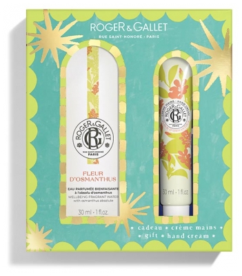 Roger & Gallet Fleur D'Osmanthus Eau Parfumée Bienfaisante 30 ml + Krem do Rąk 30 ml Gratis