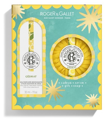 Roger & Gallet Cédrat Eau Parfumée Bienfaisante 30 ml + Gratis 100 g Mydła Bienfaisant