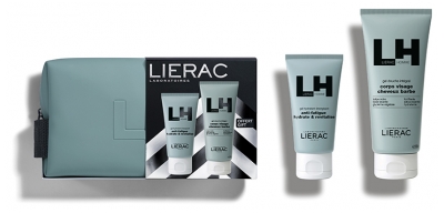 Lierac Homme Energizing Moisturizing Gel 50 ml + Integral Shower Gel 200 ml and its Kit Offered