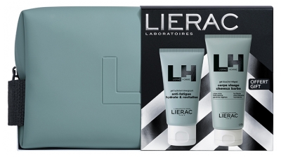 Lierac Homme Energizing Moisturizing Gel 50 ml + Integral Shower Gel 200 ml and its Kit Offered