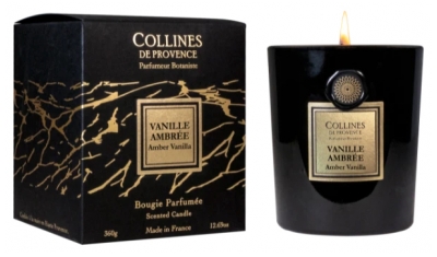 Collines de Provence Fleurs & Écorces Bougie Vanille Ambrée 360 g Collines de Provence Fleurs & Écorces Bougie Vanille Ambrée 360 g