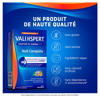 Valdispert Nuit Complète 30 Comprimés