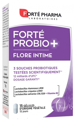 Forté Pharma Forté Probio+ Flore Intime 15 Gélules Forté Pharma Forté Probio+ Flore Intime 15 Gélules