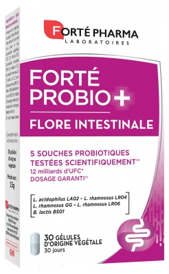 Forté Pharma Forté Probio+ Flore Intestinale 30 Gélules Forté Pharma Forté Probio+ Flore Intestinale 30 Gélules