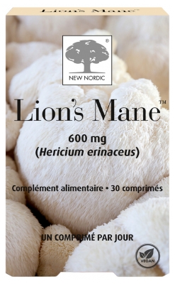 New Nordic Lion's Mane 600 mg 30 Comprimés New Nordic Lion's Mane 600 mg 30 Comprimés