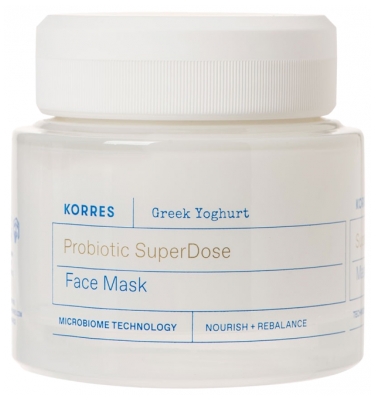 Korres Greek Yoghurt Maschera Viso Super-dose con Probiotici 100 ml Korres Greek Yoghurt Maschera Viso Super-dose con Probiotici 100 ml