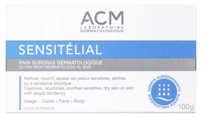 Laboratoire ACM Sensitélial Pain Surgras Dermatologique 100 g Laboratoire ACM Sensitélial Pain Surgras Dermatologique 100 g