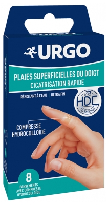 Urgo Cicatrisation Rapide Doigt 8 Dressings  Urgo Cicatrisation Rapide Doigt 8 Dressings