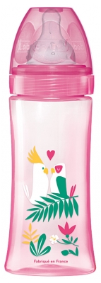 Dodie Biberon Anti-Colique Tétine Ronde 3 Vitesses 330 ml Débit 3 6 Mois et + - Couleur : Rose Dodie Biberon Anti-Colique Tétine Ronde 3 Vitesses 330 ml Débit 3 6 Mois et + - Couleur : Rose