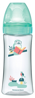 Dodie Biberon Anti-Colique Tétine Ronde 3 Vitesses 330 ml Débit 3 6 Mois et + - Couleur : Turquoise Dodie Biberon Anti-Colique Tétine Ronde 3 Vitesses 330 ml Débit 3 6 Mois et + - Couleur : Turquoise