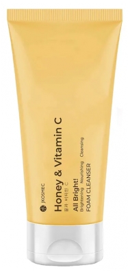 Jkosmec All Bright Cleansing Foam Miele e Vitamina C 180 ml Jkosmec All Bright Cleansing Foam Miele e Vitamina C 180 ml