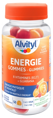 Alvityl Énergie 8 Vitamines & Guarana 50 Gummies Alvityl Énergie 8 Vitamines & Guarana 50 Gummies