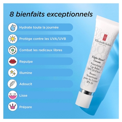 Elizabeth Arden Eight Hour Cream Baume Nourrissant pour les Lèvres SPF20 14.8 ml
