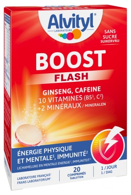 Alvityl Boost Żeń-szeń i Kofeina 20 Tabletek Musujących Alvityl Boost Żeń-szeń i Kofeina 20 Tabletek Musujących