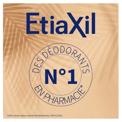 Etiaxil Déodorant Anti-Transpirant Végétal 48H Noix de Coco Bio 50 ml
