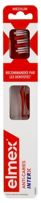 Elmex Caries Protection Toothbrush InterX Medium - Kolor: Pomarańczowy Elmex Caries Protection Toothbrush InterX Medium - Kolor: Pomarańczowy