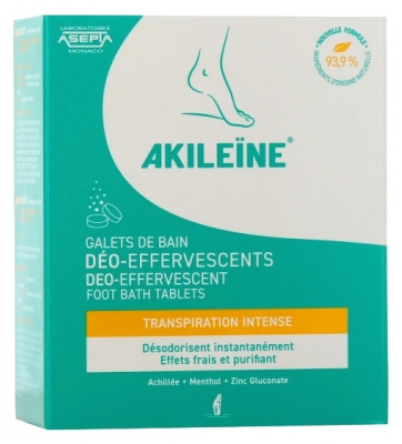 Akileïne Galets de Bain Déo-Effervescents 6 Galets Akileïne Galets de Bain Déo-Effervescents 6 Galets