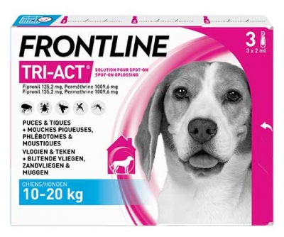 Frontline Psy 10-20 kg 3 Pipety Frontline Psy 10-20 kg 3 Pipety