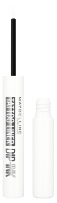 Maybelline New York Tattoo Liner Dip-Ink Eyeliner Liquide Waterproof - Teinte : 104 White Canvas