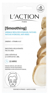 L'Action Paris Hydrożelowe Przeciwzmarszczkowe Płatki pod Oczy 3 x 2 Sztuki L'Action Paris Hydrożelowe Przeciwzmarszczkowe Płatki pod Oczy 3 x 2 Sztuki
