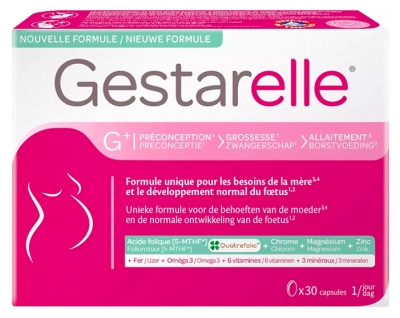 Laboratoires IPRAD Gestarelle G+ Grossesse 30 Capsules Laboratoires IPRAD Gestarelle G+ Grossesse 30 Capsules