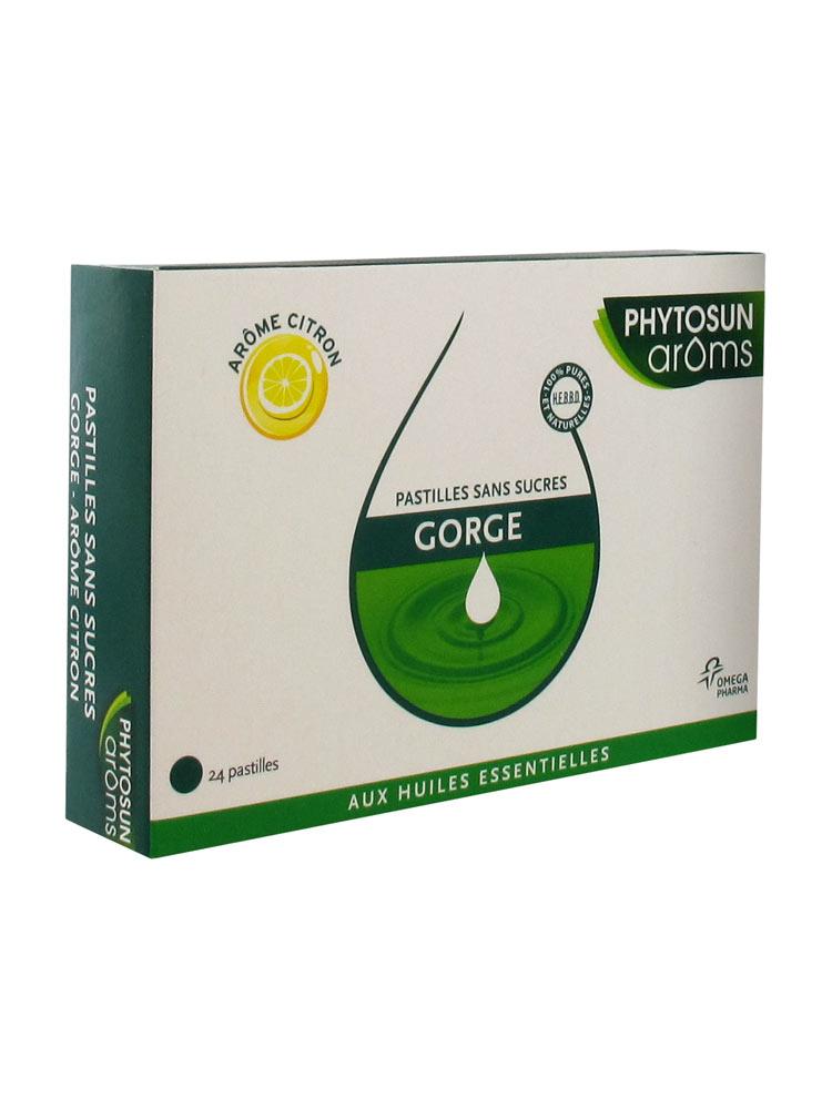 Phytosun Arôms 24 Pastilles Gorge Sans Sucres Citron  Prix bas ici