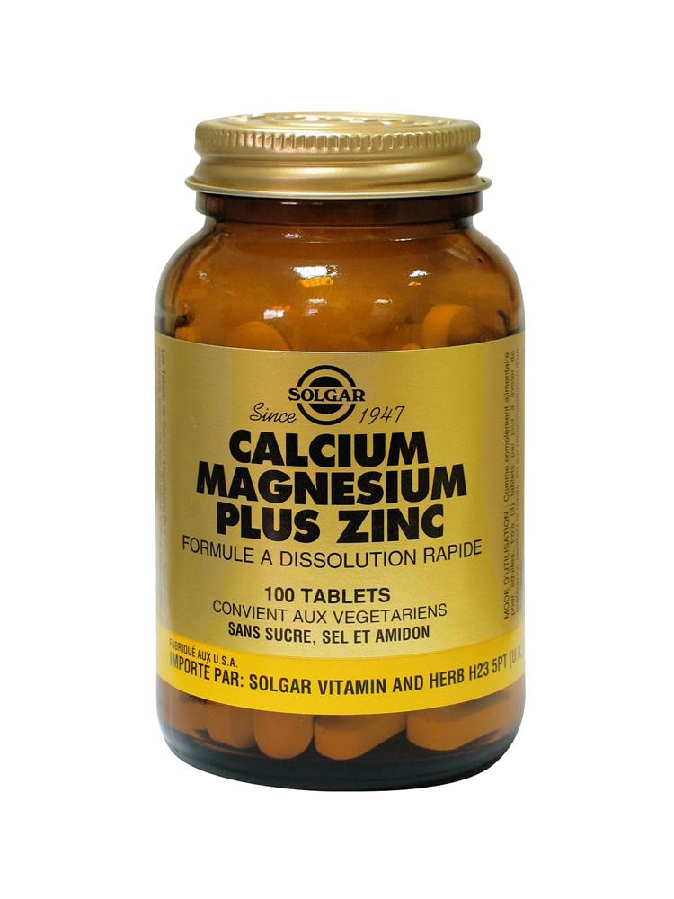 Solgar Calcium Magnesium Plus Zinc 100 Tablets Buy at Low Price Here