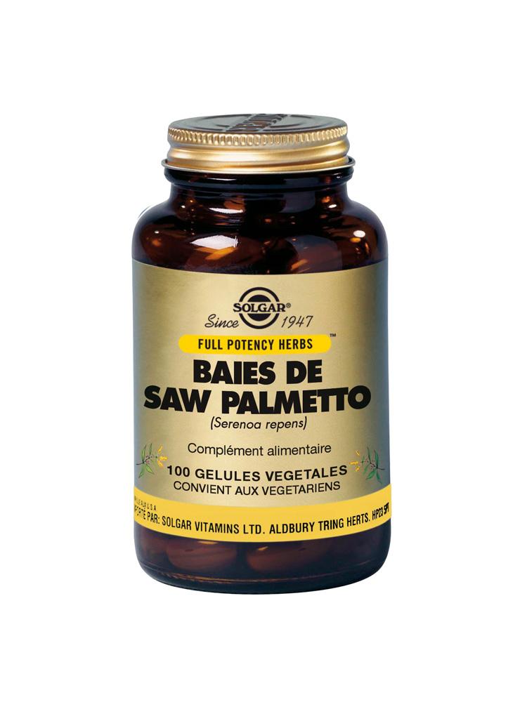Solgar Saw Palmetto Berries 100 Vegetable Capsules Low Price Here