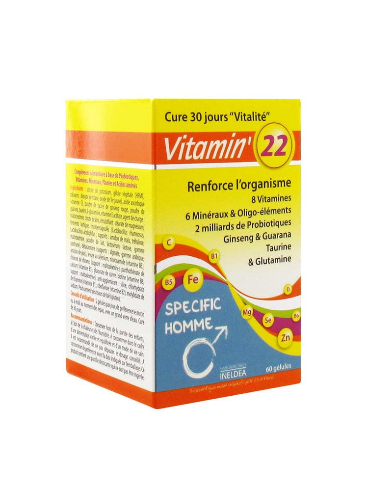 Ineldea Vitamin22 Specific Men 60 Capsules Buy At Low Price Here 