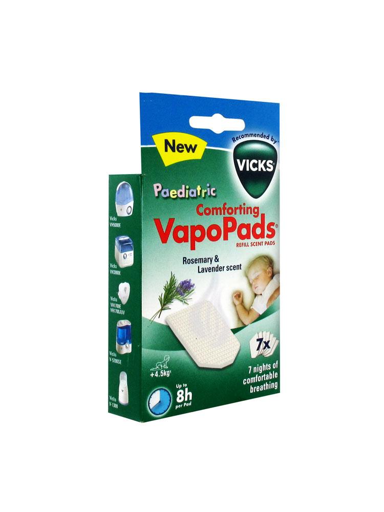 Vicks Paediatric Vapopads 7 Refill Scent Pads Rosemary Lavender