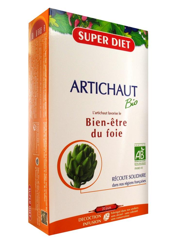 Super Diet Artichaut Bio 20 Ampoules Acheter à prix bas ici