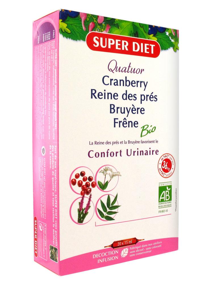 Super Diet Organic Urinary Comfort Meadowsweet Quatuor 20 Super Diet Organic Urinary Comfort Meadowsweet Quatuor 20